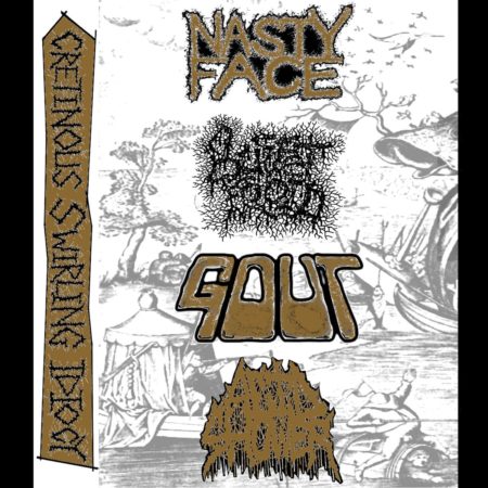 Nasty Face / Buffet Froid / Gout / Acid Shower - Cretinous Swirling Idiocy (4 Way Split)