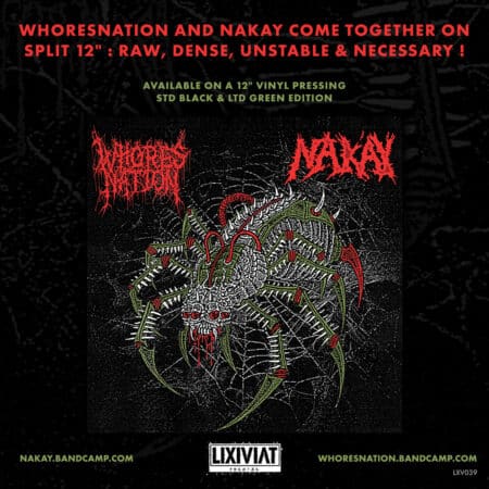 Whoresnation / Nak'Ay - Split [PREORDER]
